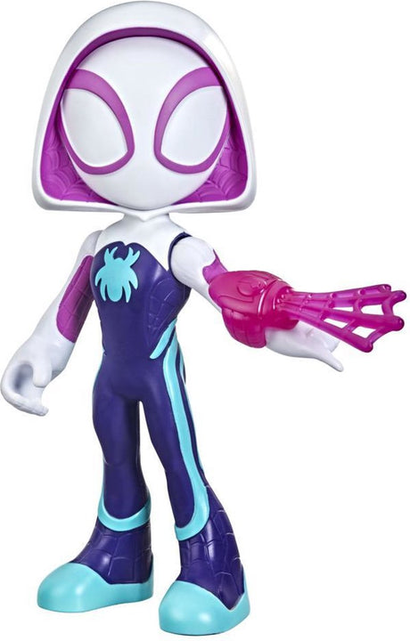 Hasbro marvel spidey and his amazing friends - supergrote ghost-spider - actiefiguur 22.5cm