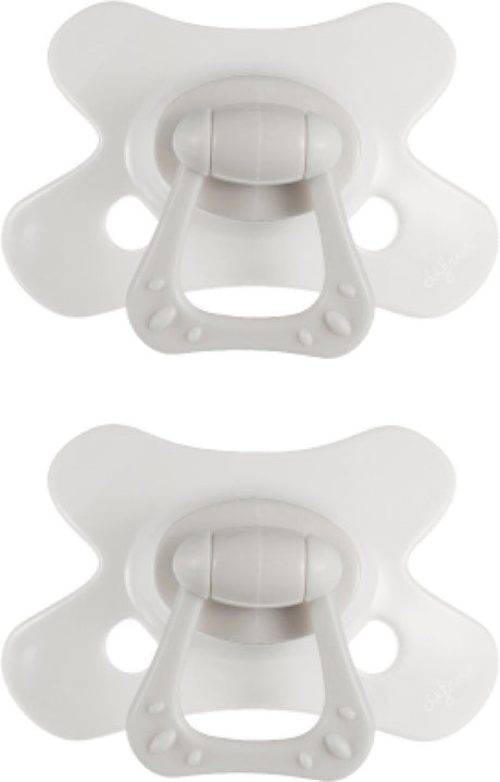 Difrax fopspeen dental - 18+ maanden - wit - 2 stuks