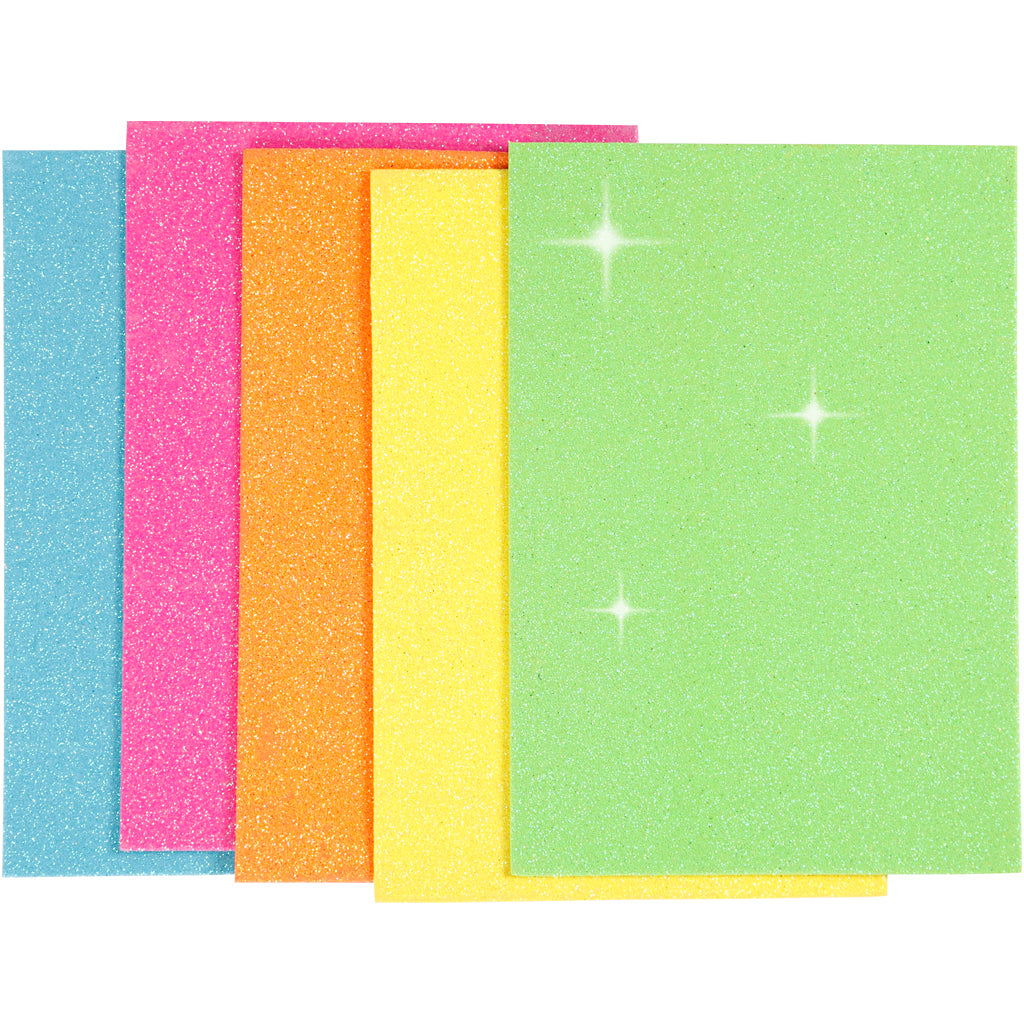 Creativ company http: www.cchobby.nl eva-foam-vellen-a5-vel-150x210-mm-dikte-2-mm-diverse-kleuren-5-vel-1-doos