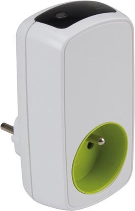 Perel countdown timer, mechanisch, 230 v, 16 a, 3500 w, franse aarding type e, wit