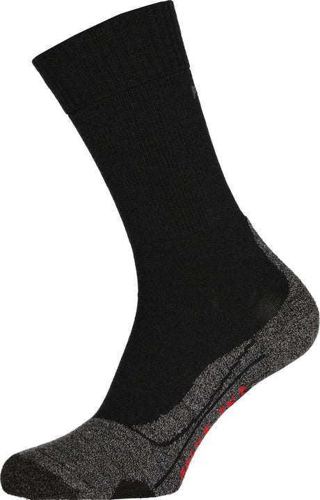 Falke tk2 anti-blaar dik wol functioneel materiaal wandelsokken heren zwart - maat 44-45 44 45
