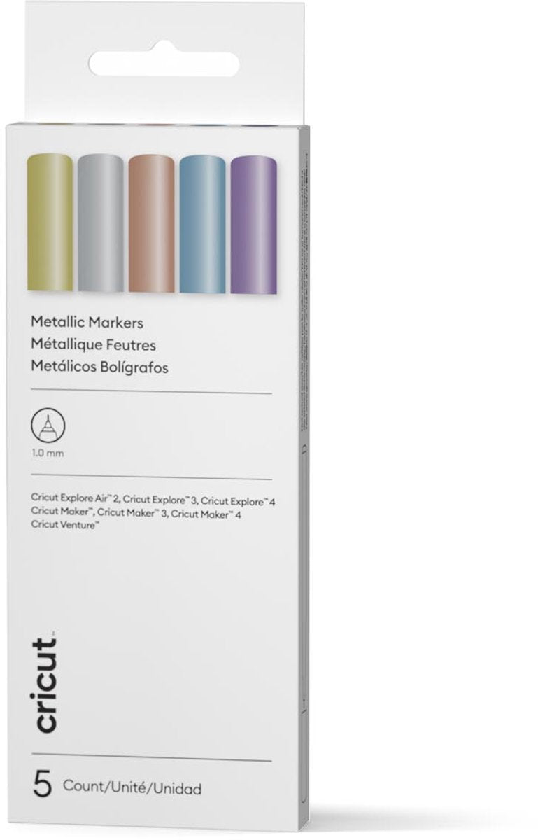 Cricut explore maker metallic marker (5 stuks)