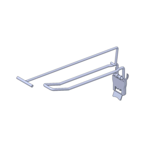 Tegometall klaphaak dubbel rl 30 - met t-bar 20 cm - verzinkt