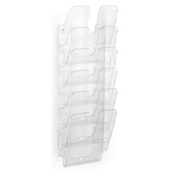 Merkloos sans marque folderhouder durable flexiplus a4 transparant 6 vakken