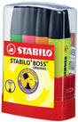 Stabilo boss original bossparade markeerstiften in kunststof doos - 4dlg.
