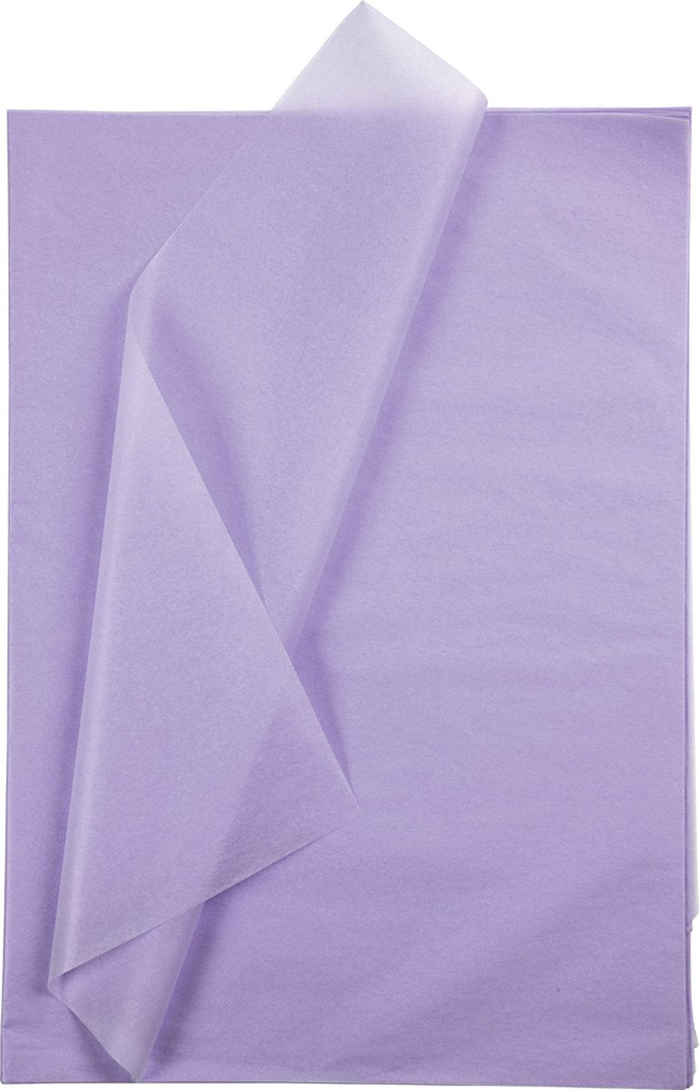 Creativ company tissuepapier - zijdepapier - crepepapier - vloeipapier - paars - verpakken - decoreren - knutselen - 50x70 cm - 14 gram - 10 vellen