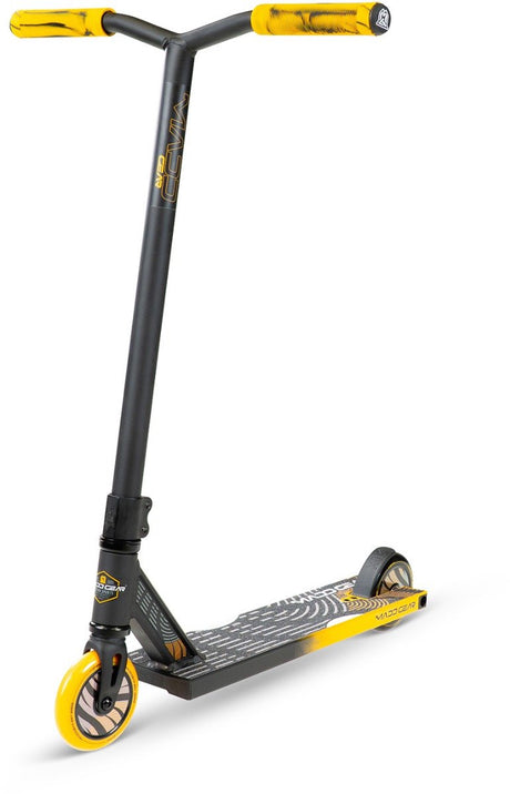 Madd gear mgx whip elite - stunt step - black orange faded - box-end deck - 100mm wielen