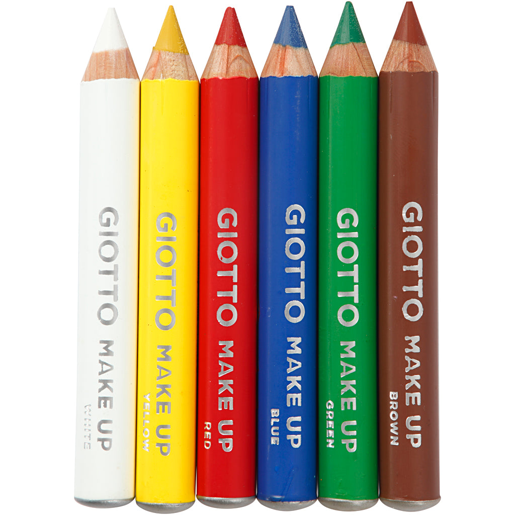 Http: www.cchobby.nl schmink-potloden-l-9-cm-standaardkleuren-6-stuk-1-doos