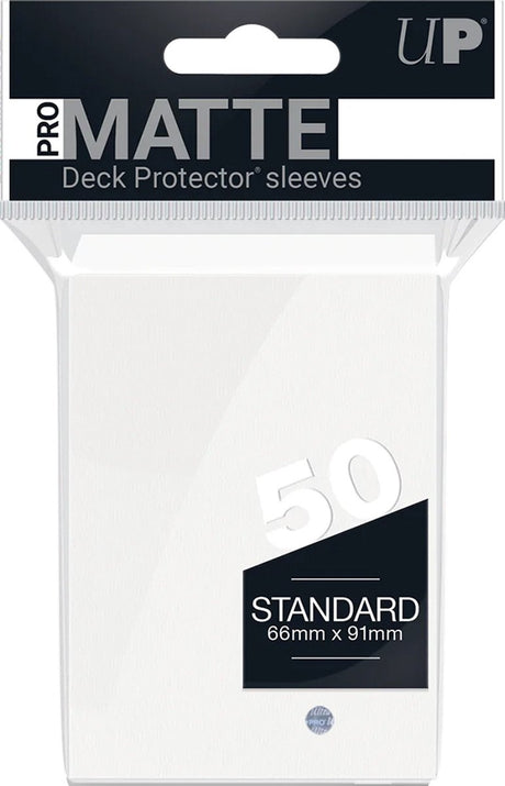 Ultra pro ultra-pro sleeves, standard pro-matte white (50)