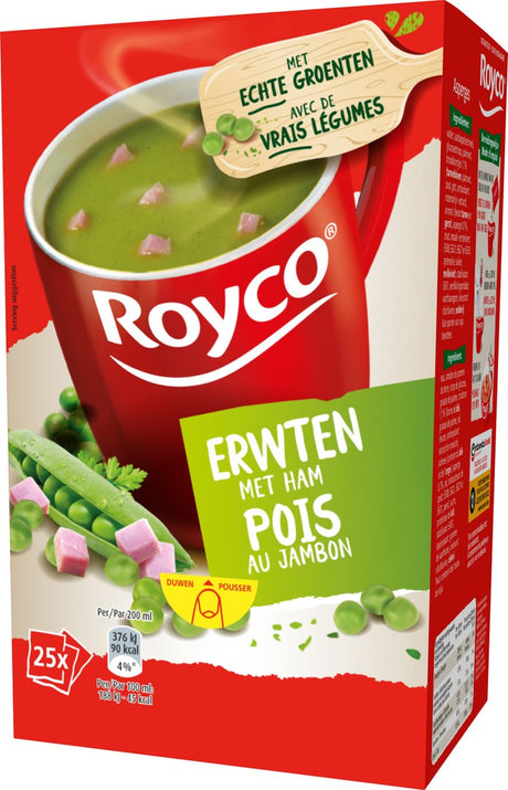 Royco minute soup erwt ham 200ml 25