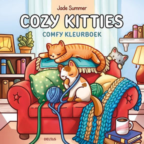 Deltas cozy kitties - comfy kleurboek jade summer