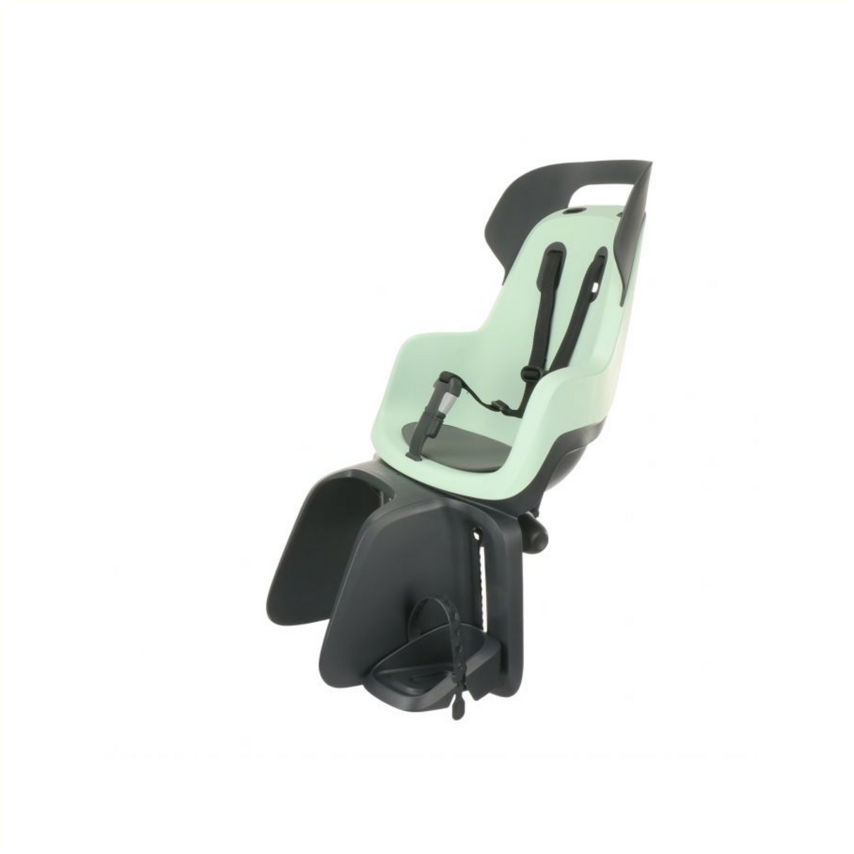 Bobike go rs achterzitje met slaapstand. kleur: marshmallow mint, drager montage