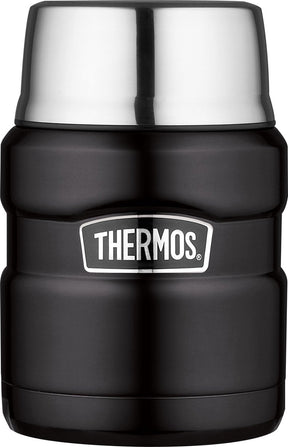 Thermos king voedseldrager - 47 cl - mat zwart