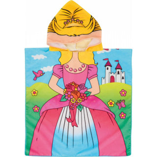 No brand poncho handdoek prinses | 2 stuks