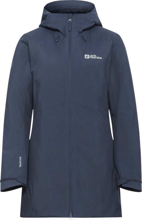 Jack wolfskin heidelstein insulated midnight sky winterjas dames