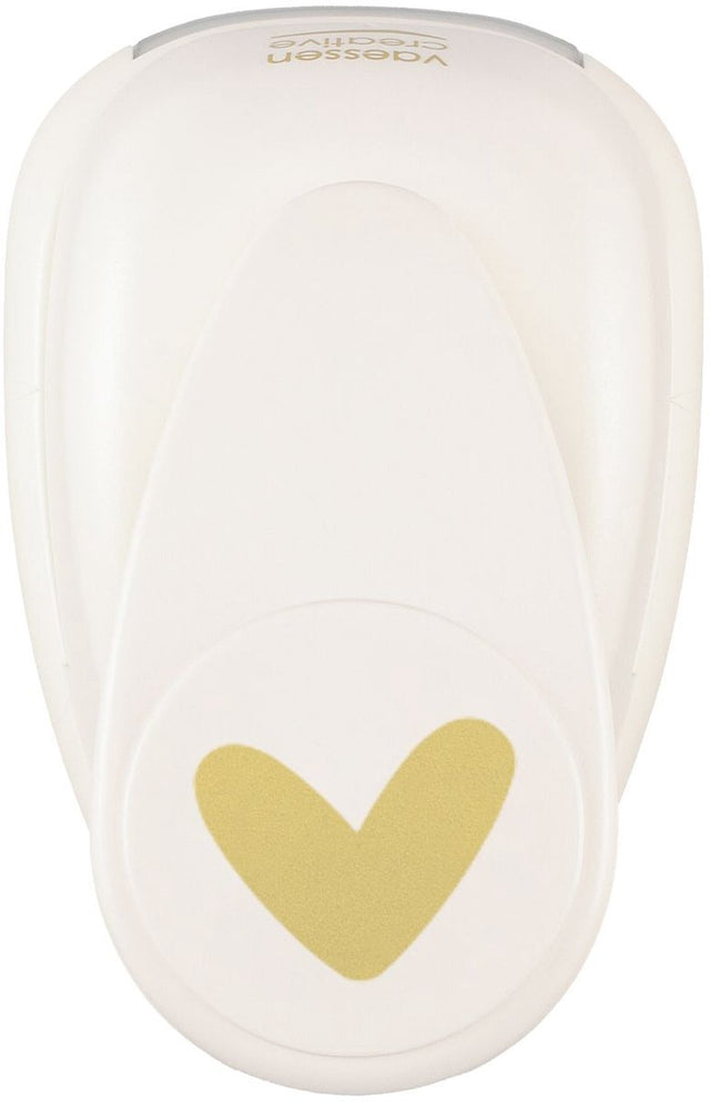 Vaessen creative pons - figuurpons - speels hart - 3,9 x 4,8 cm