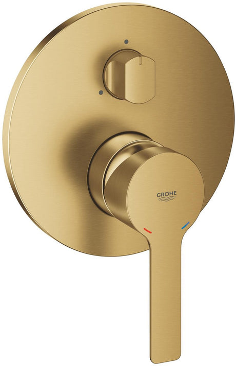 Grohe lineare 3-weg omstelling afbouwset – inbouw – silkmove 46mm – geborsteld cool sunrise