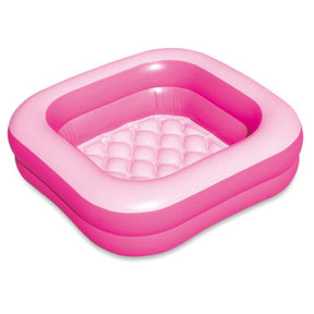 Summer waves baby zwembad roze 86x86x25 cm | 4 stuks