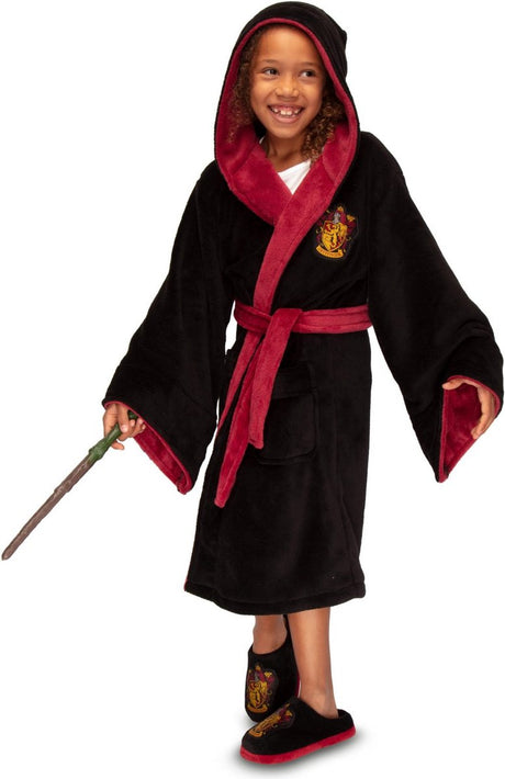 Harry potter badjas gryffindor hooded oversized kids series unisex 7-9 jaar (m) m