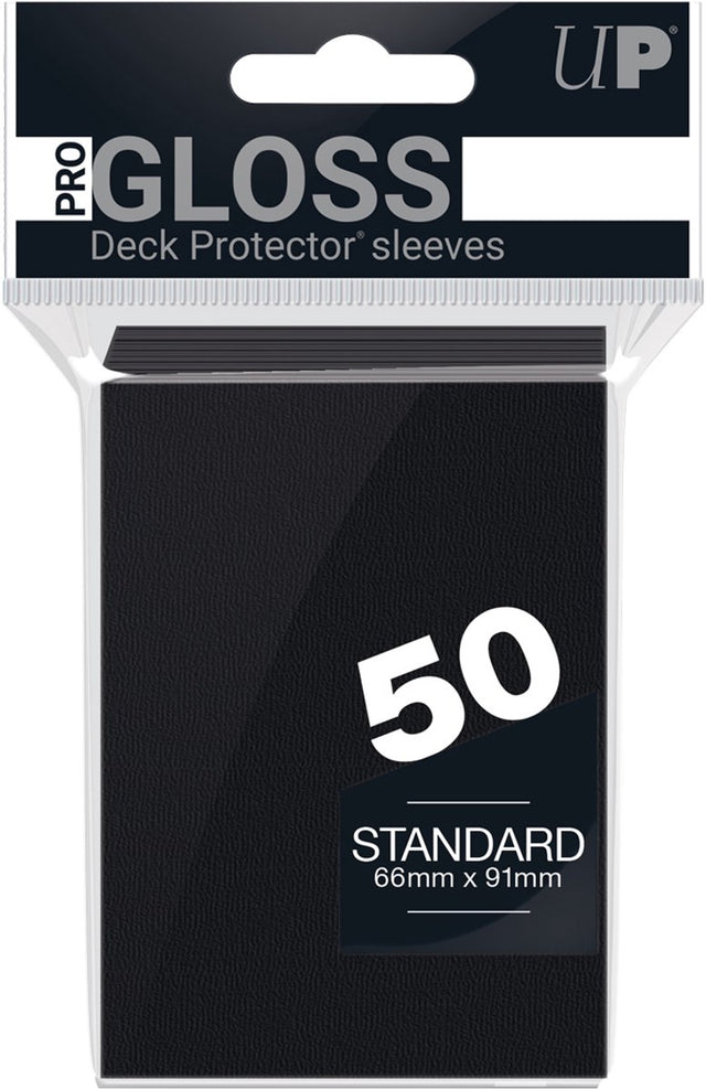 Ultra pro standaard deck protector sleeves black (50st)