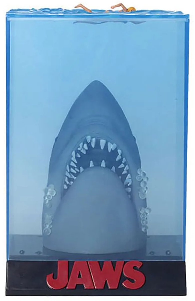 Sd toys jaws 3d poster pvc figure 50th anniversary 26 cm mini-figuur