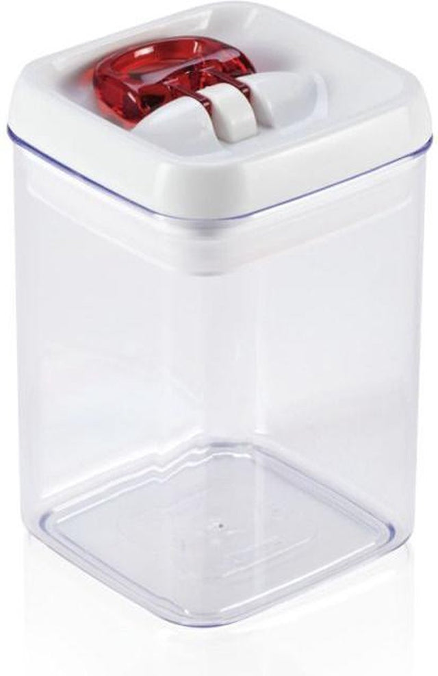 Leifheit fresh easy voorraaddoos - vierkant - 800 ml - wit