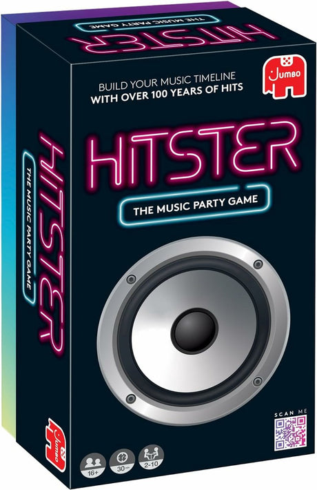 Hitster jumbo original – engelstalig muziekspel – partyspel – actiespel