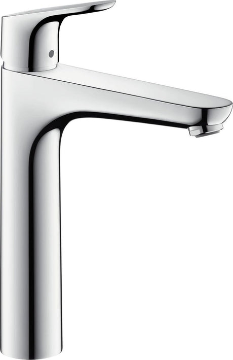 Hansgrohe focus ééngreeps wastafelmengkraan 190 zonder afvoergarnituur - hoge uitloop - chroom - voorsprong uitloop 159 mm