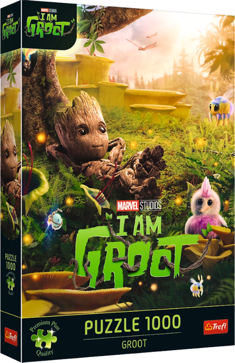 Trefl marvel guardians of the galaxy groot legpuzzel - 1000 stukjes - vanaf 12 jaar