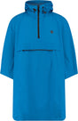 Agu go grant - regenponcho - fietsponcho - unisex - blauw - poray 5000 - waterdicht en winddicht - verstelbare capuchon - reflecterende details - gerecycled polyester - opvouwbaar