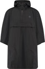Agu go grant essential - regenponcho - fietsponcho - unisex - zwart - poray 5000 - winddicht en waterdicht - verstelbare capuchon - reflecterende details - gerecycled polyester