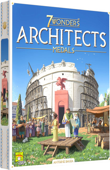 Repos production 7 wonders architects medals - nederlandstalig bordspel