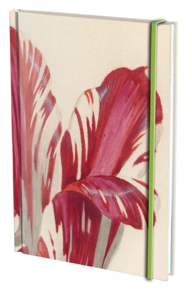 Bekking blitz notitieboek a5, harde kaft: tulpen tulips, jacob marrel, rijksmuseum amsterdam