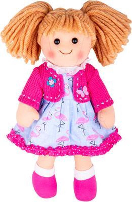 Bigjigs stoffen pop maggie 34 cm
