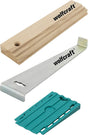 Wolfcraft - laminaat legset - complete set laminaat leggen - laminaat pvc - trekijzer - slaghout - stelwiggen - 6975000