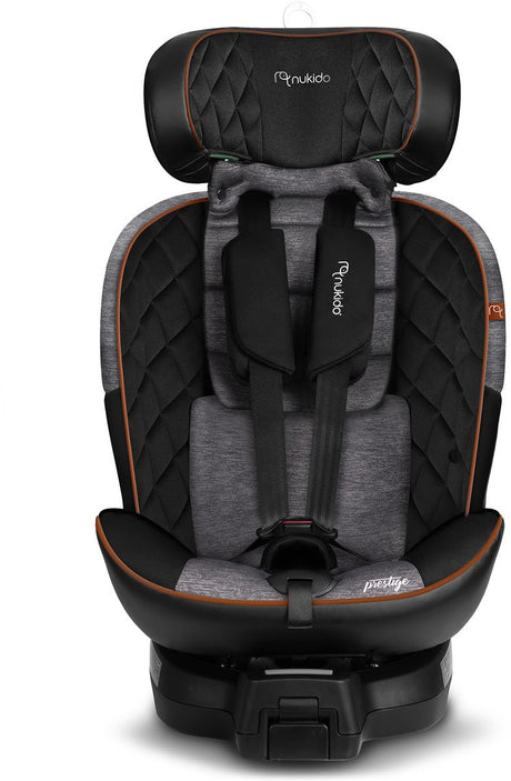 Nukido prestige line autostoel zwart grijs 0-36kg isofix
