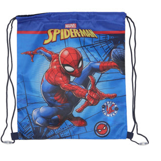 No brand spiderman gym-zwemtas 40x35 cm | 3 stuks