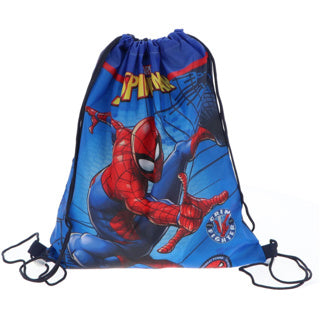 No brand spiderman gym-zwemtas 40x35 cm | 3 stuks