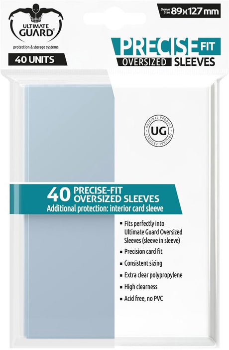 Ultimate guard precise-fit oversized sleeves (40)