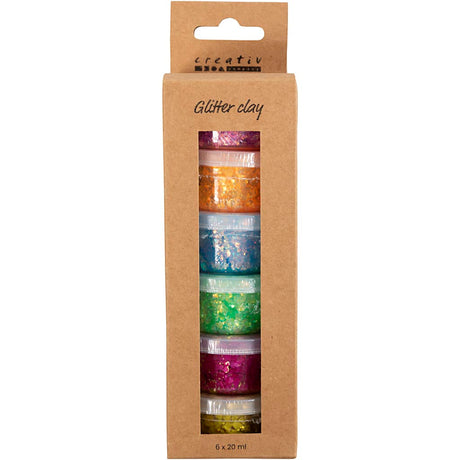 Creativ company https: www.cchobby.nl glitter-clay-vrolijke-kleuren-6x20-gr-1-doos
