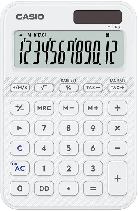 Casio bureaurekenmachine wit (b x h x d) 101 x 18 x 154.5 mm