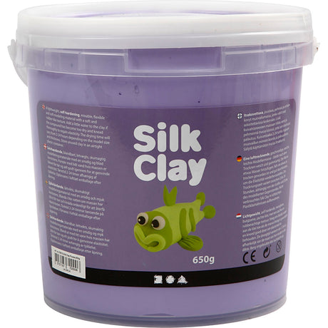 Silk clay http: www.cchobby.nl silk-clayr-paars-650-gr-1-emmer