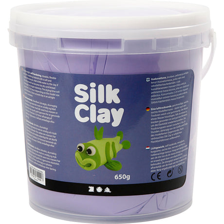 Silk clay http: www.cchobby.nl silk-clayr-paars-650-gr-1-emmer