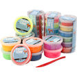 Foam clay ®, glitter, diverse kleuren, 28 doosje
