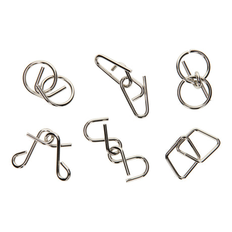 Metalen mini breinpuzzel
