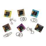 Metalen mini breinpuzzel