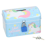 Money box with slot unicorn