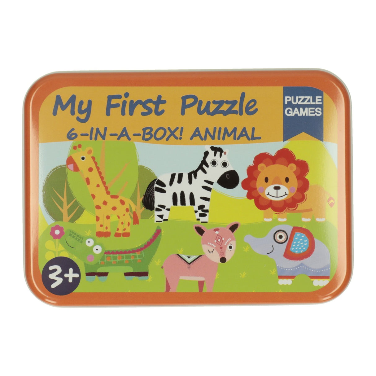 I miei primi 6 puzzle in abbronzatura - animali selvatici