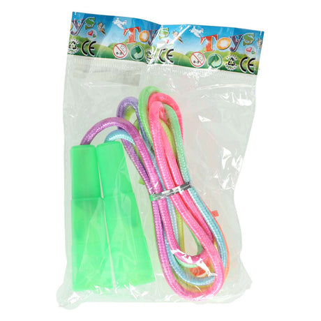 Springtouw met regenboogkoord