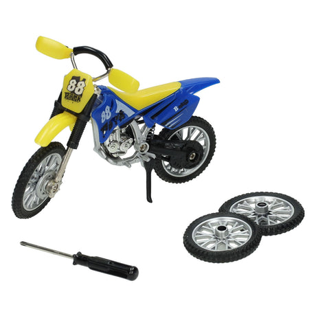 Lobbes vinger motor speelgoed set met accessoires - educatief karton.